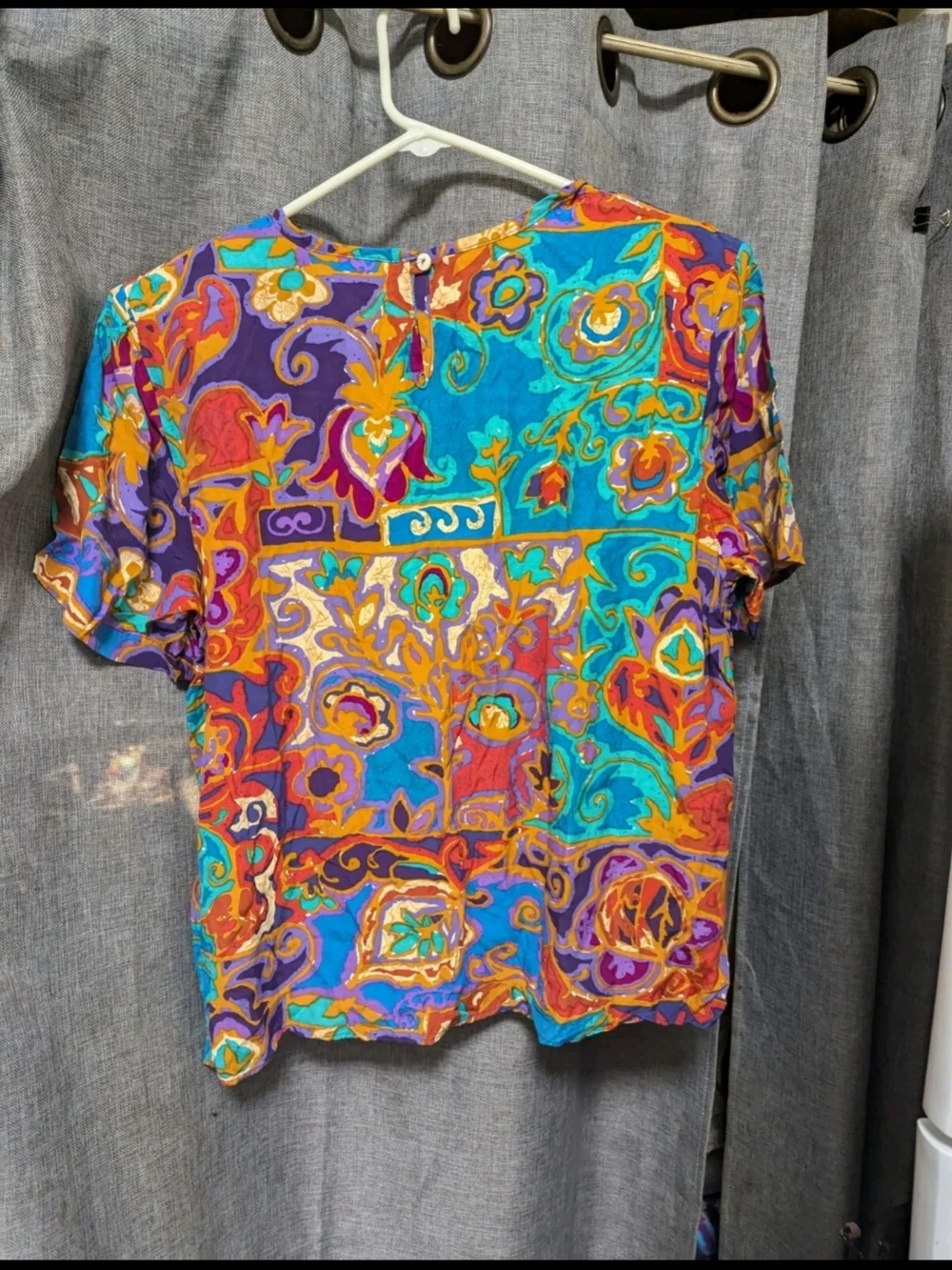 Oversized 80s Jacket And Top Abstract Graphic - Picture 8 of 9
